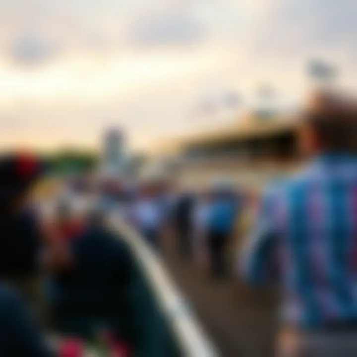 Vibrant Atmosphere of the Derby A scenic view of the Derby festivities capturing the vibrant atmosphere of the event