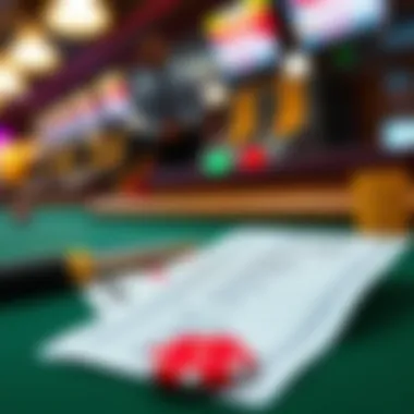 Visual representation of a parlay betting slip