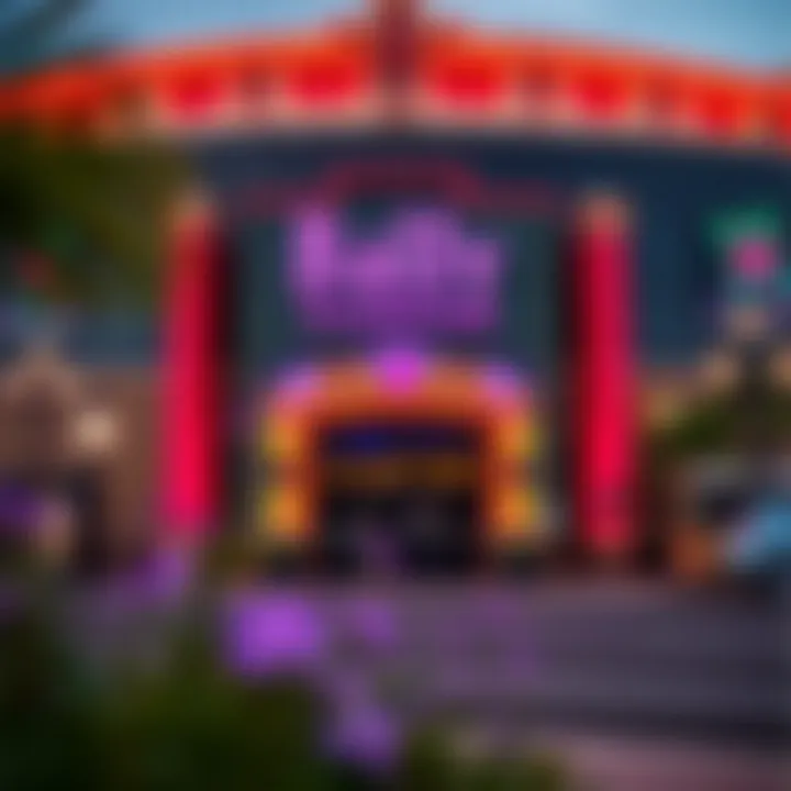 Bally Casino Evansville Exterior Exterior view of Bally Casino Evansville showcasing its vibrant architecture