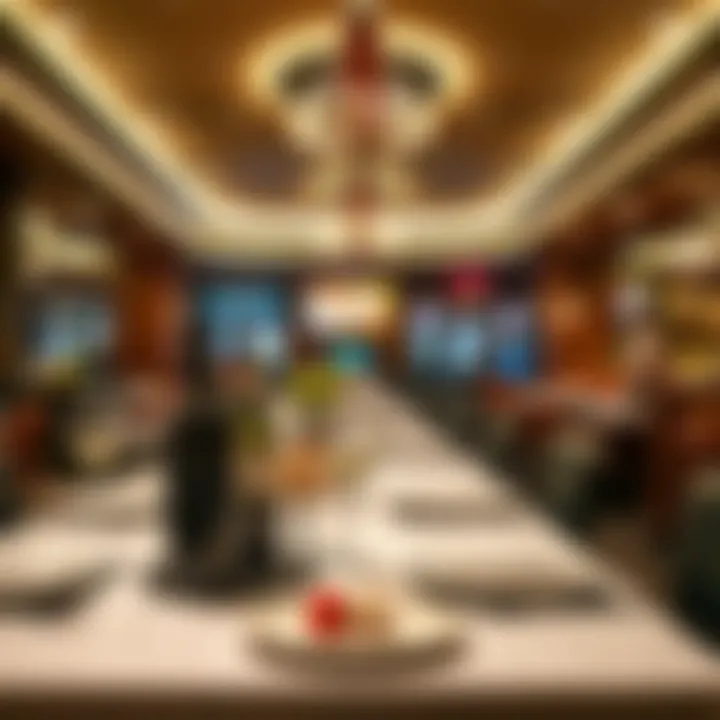 Stylish restaurant offering a variety of gourmet dishes