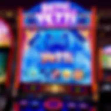 A vibrant illustration showcasing the Betti the Yetti slot machine interface with captivating graphics.