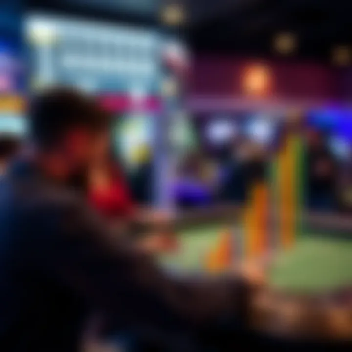 Dynamic infographic illustrating betting strategies and market trends