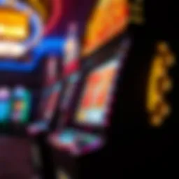 Illuminated Blazing Seven Slot Machine