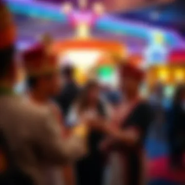 Cultural event held at a casino showcasing local traditions