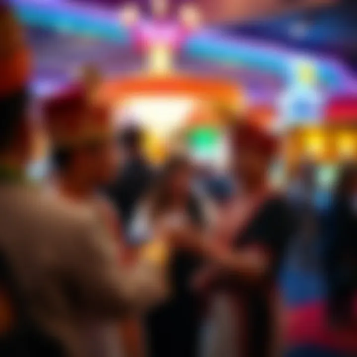 Cultural event held at a casino showcasing local traditions