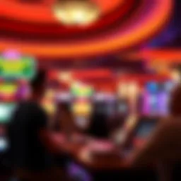 Casino check cashing counter