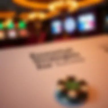 Close-up of a strategy guide for poker enthusiasts