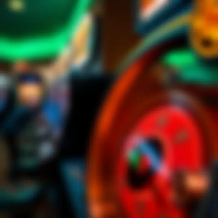 Visual depiction of potential benefits gained from free spins