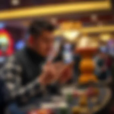 Illustration of a player strategizing for optimal free spins usage