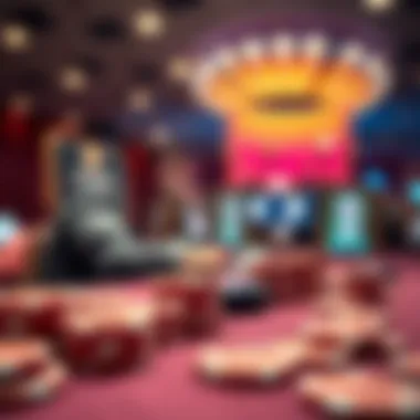 A visual representation of social interactions derived from chip exchanges in a virtual environment