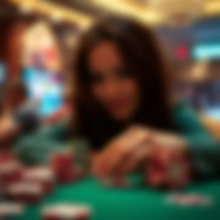 Conceptual art depicting responsible gambling practices through serene imagery.