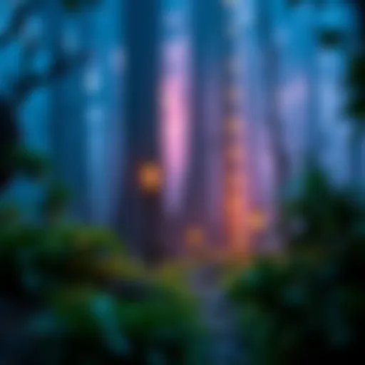 A mystical forest background for enchanted slots