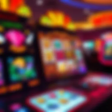 Gameplay interface showcasing vibrant graphics and animations