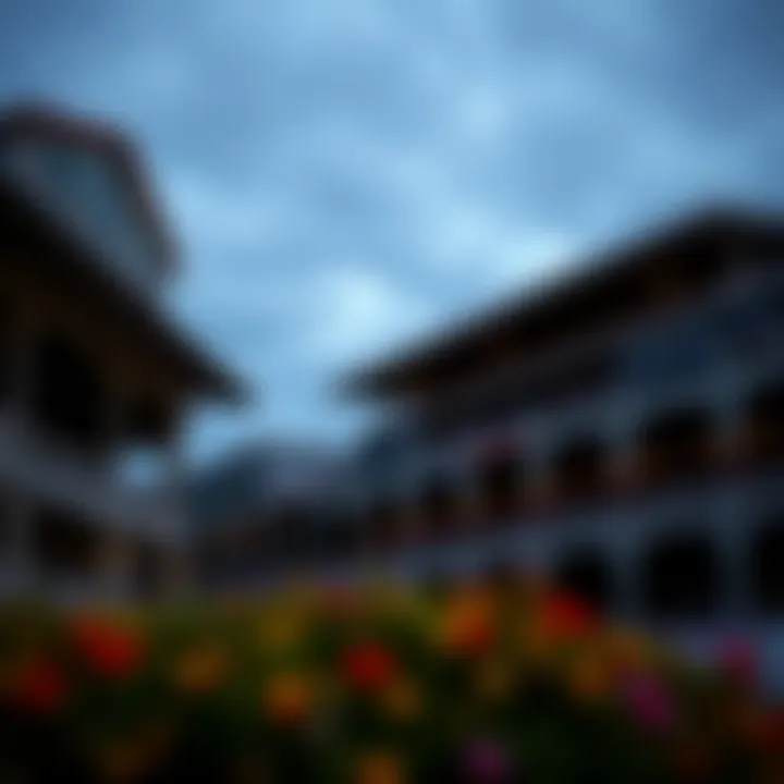 The grandstand of Epsom Race Course showcasing architectural elegance