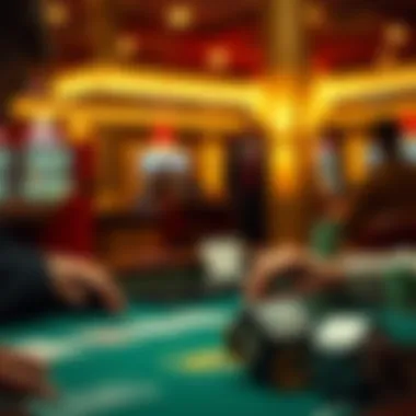 Visual representation of ethical considerations in gambling practices