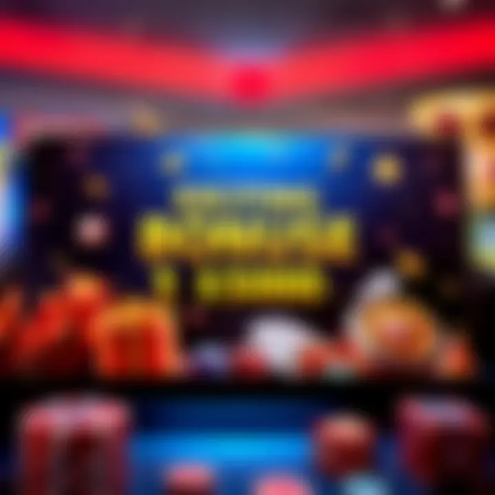 Exciting Bonuses and Promotions in Online Casinos An attractive promotional banner illustrating various casino bonuses and rewards.