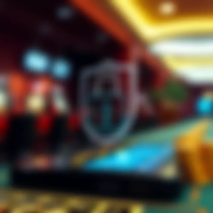 Robust Security Measures in Online Casinos A secure online transaction symbol showcasing encryption and safety measures.