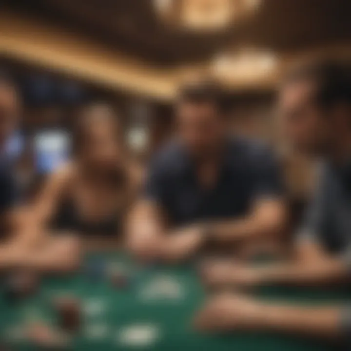 Variety of poker games available on an app