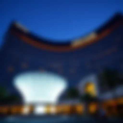 Stunning Architecture of Aria MGM Exterior view of Aria MGM showcasing modern architecture