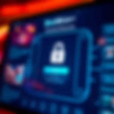 Security Measures in BetMGM Apps A secure login screen emphasizing safety features of BetMGM apps.