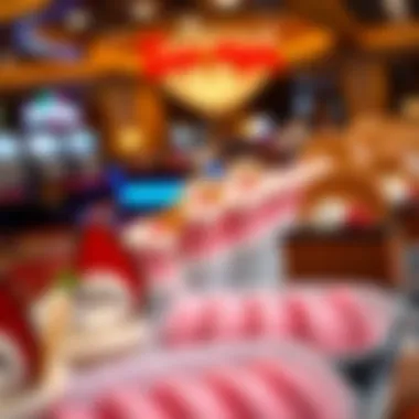 Diverse selection of desserts at a buffet