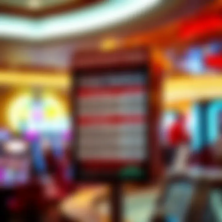 Sign indicating buffet ticket prices and options