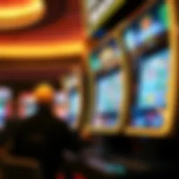 Vibrant interface of online slot game at Caesars Palace