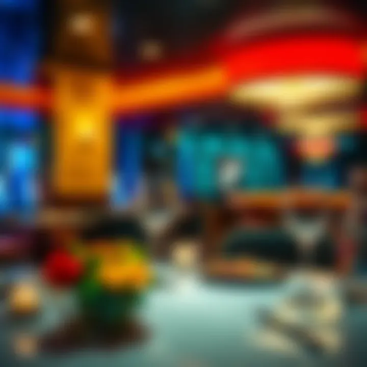 The luxurious dining setup at Circa