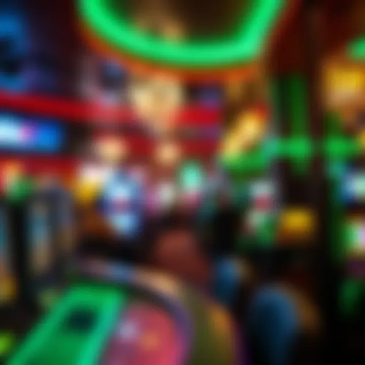 The vibrant atmosphere inside Circa's gaming area