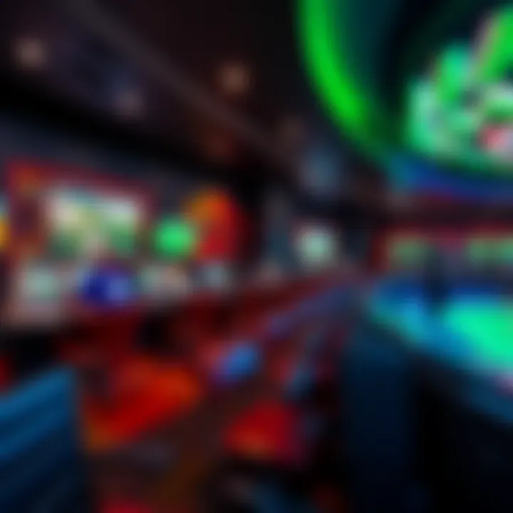 A panoramic view of Circa's sportsbook features
