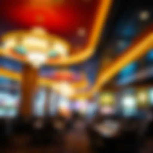 Luxury Casino Interior in Dallas Inside view of a luxury casino in Dallas