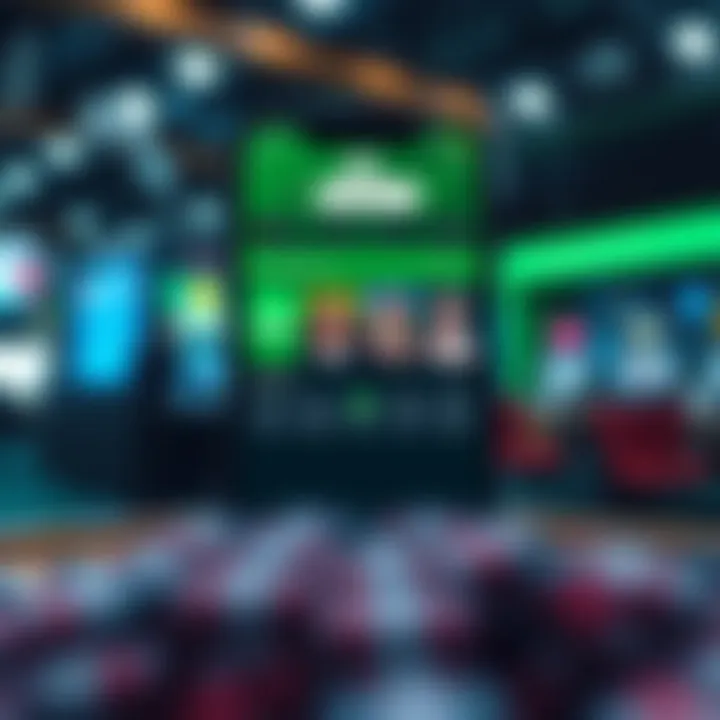 Overview of the DRF Bets mobile app interface showcasing its sleek design