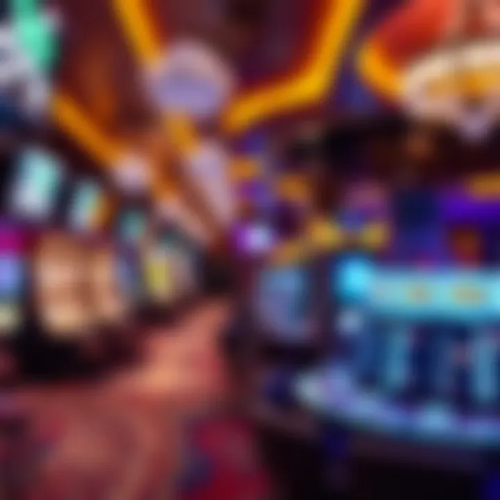 A lively entertainment area featuring live performances and shows