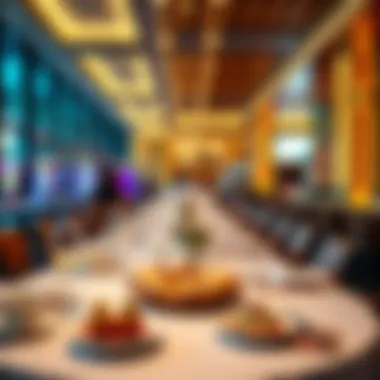 Culinary Excellence at Foxwoods Luxurious dining area featuring local culinary delights