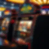 Classic slot machine with nostalgic design