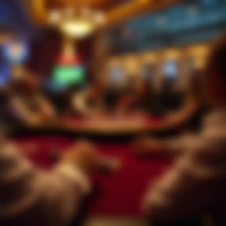 An illustration of the transition from free poker to real-money games.