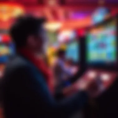 A player experiencing excitement while playing a slot game on their device.