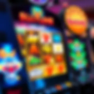 An engaging slot machine interface showcasing vibrant graphics and themes.