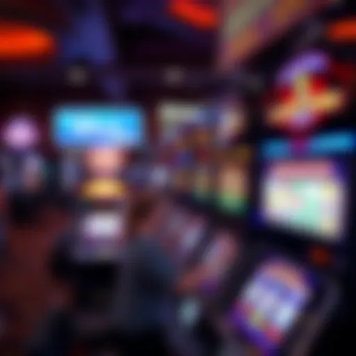 A vibrant display of slot machines at Rivers Casino Pittsburgh