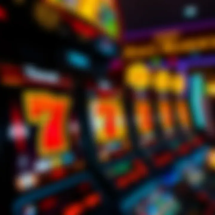 Vibrant Slot Machine Graphics A captivating display of vibrant slot machine graphics