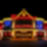 Exterior view of Horseshoe Casino Louisiana showcasing its architectural design