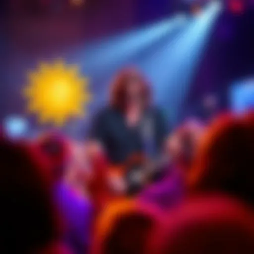 John Fogerty's Iconic Guitar Performance John Fogerty captivating the audience with his iconic guitar skills