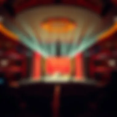 The unique setting of the Foxwoods Resort Casino stage