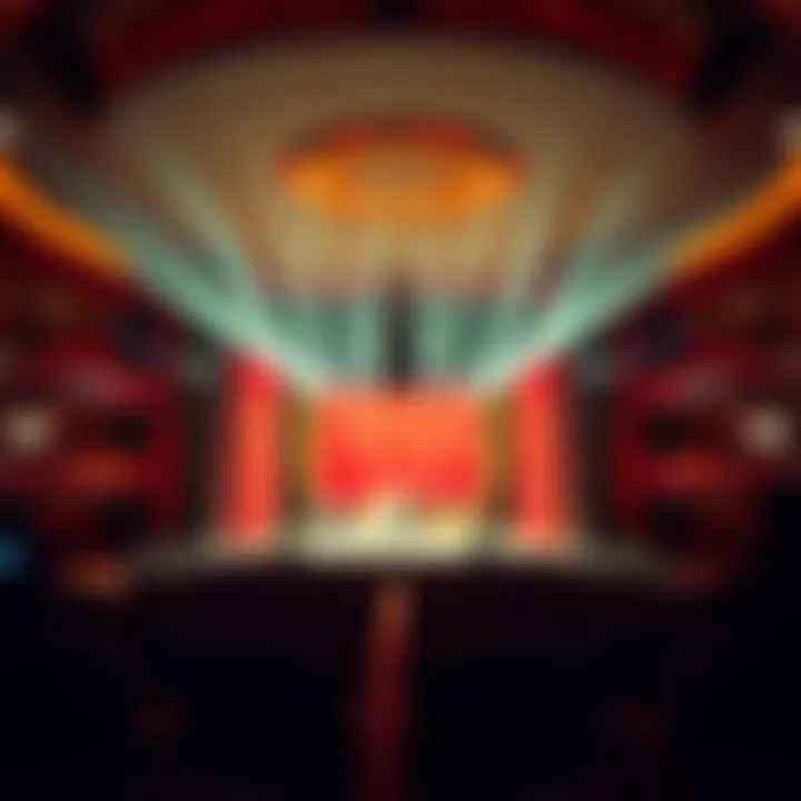 The unique setting of the Foxwoods Resort Casino stage