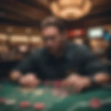 Strategic Mindset: The Psychology of Keno A thoughtful player analyzing Keno strategies