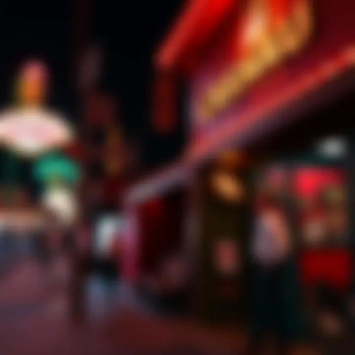 Discovering Local Culture An artistic representation of a hidden gem in Las Vegas, showcasing local culture and charm.