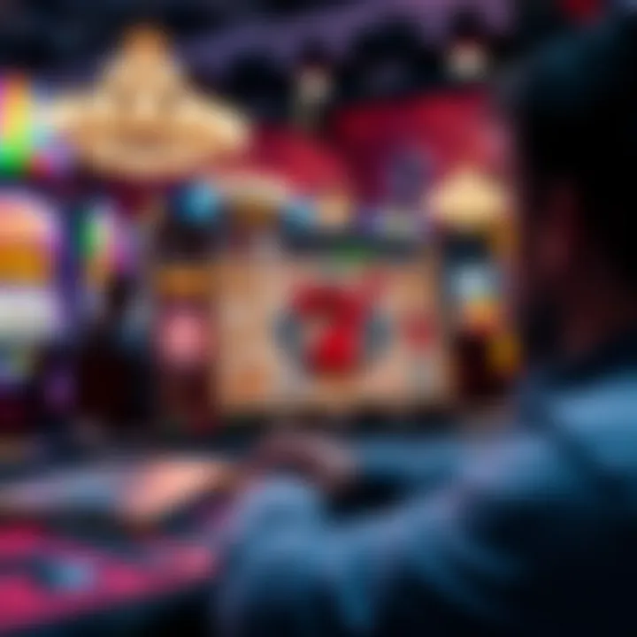 A conceptual graphic showcasing the psychological aspects influencing players' choices