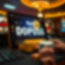 Visual representation of an online casino interface showcasing no deposit bonuses