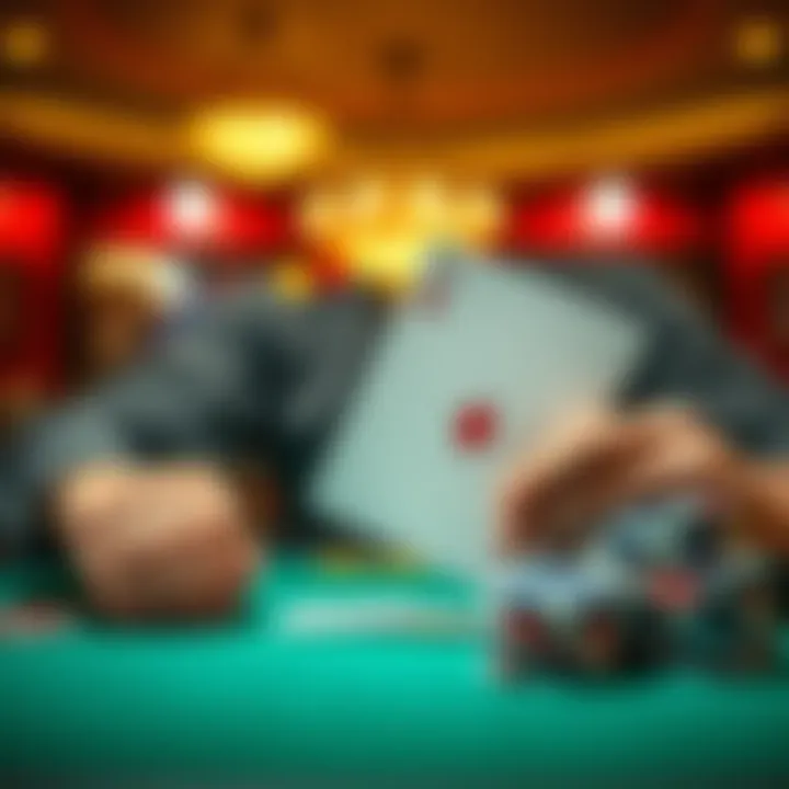 Symbolic representation of risk management in poker