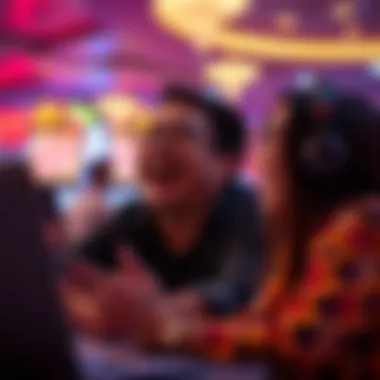 Euphoria of Winning: User Experience A joyful user experiencing an online win.